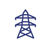 Icon of an electricity pylon