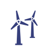 Icon of a wind farm