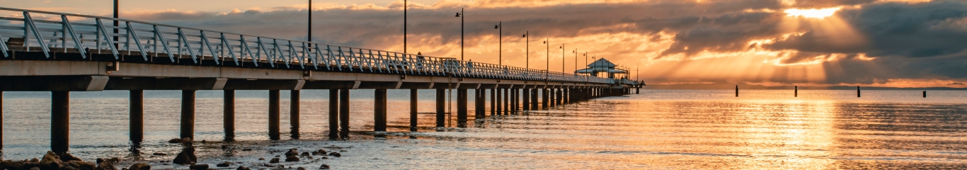 Image of Shorncliffe Pier at sunrise